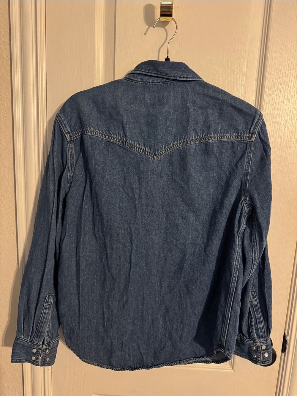 Levi's Indigo Denim Western Shirt - Picture 3 of 3